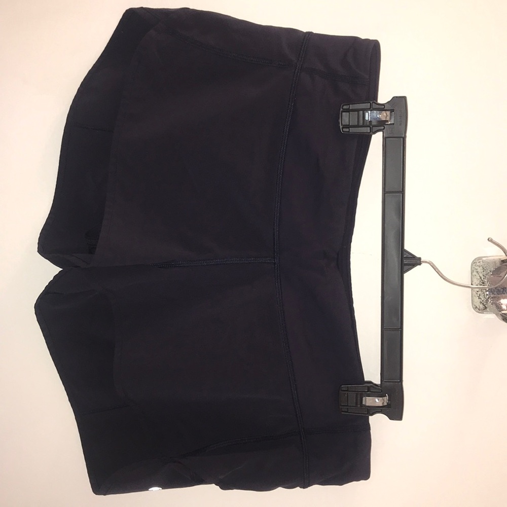 Navy Blue Lululemon Speed Up II Shorts Size 10.